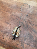 Large Mudlarked Tooth on a Chain Necklace