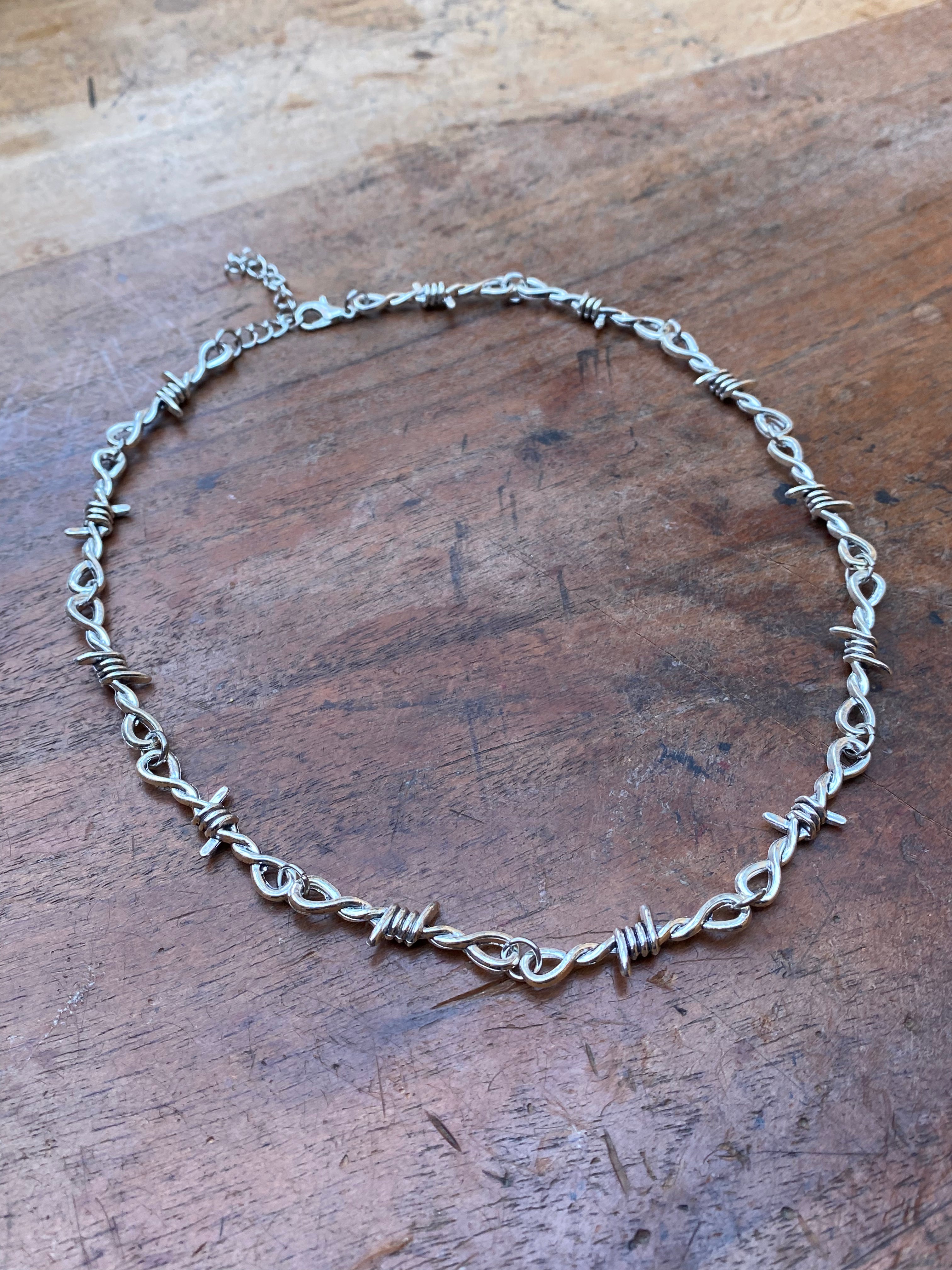 Barbed Wire Necklace