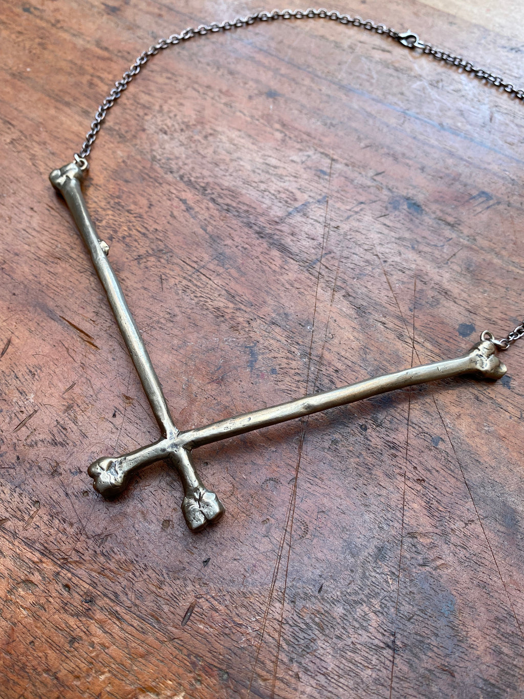 Large Crossbones Necklace