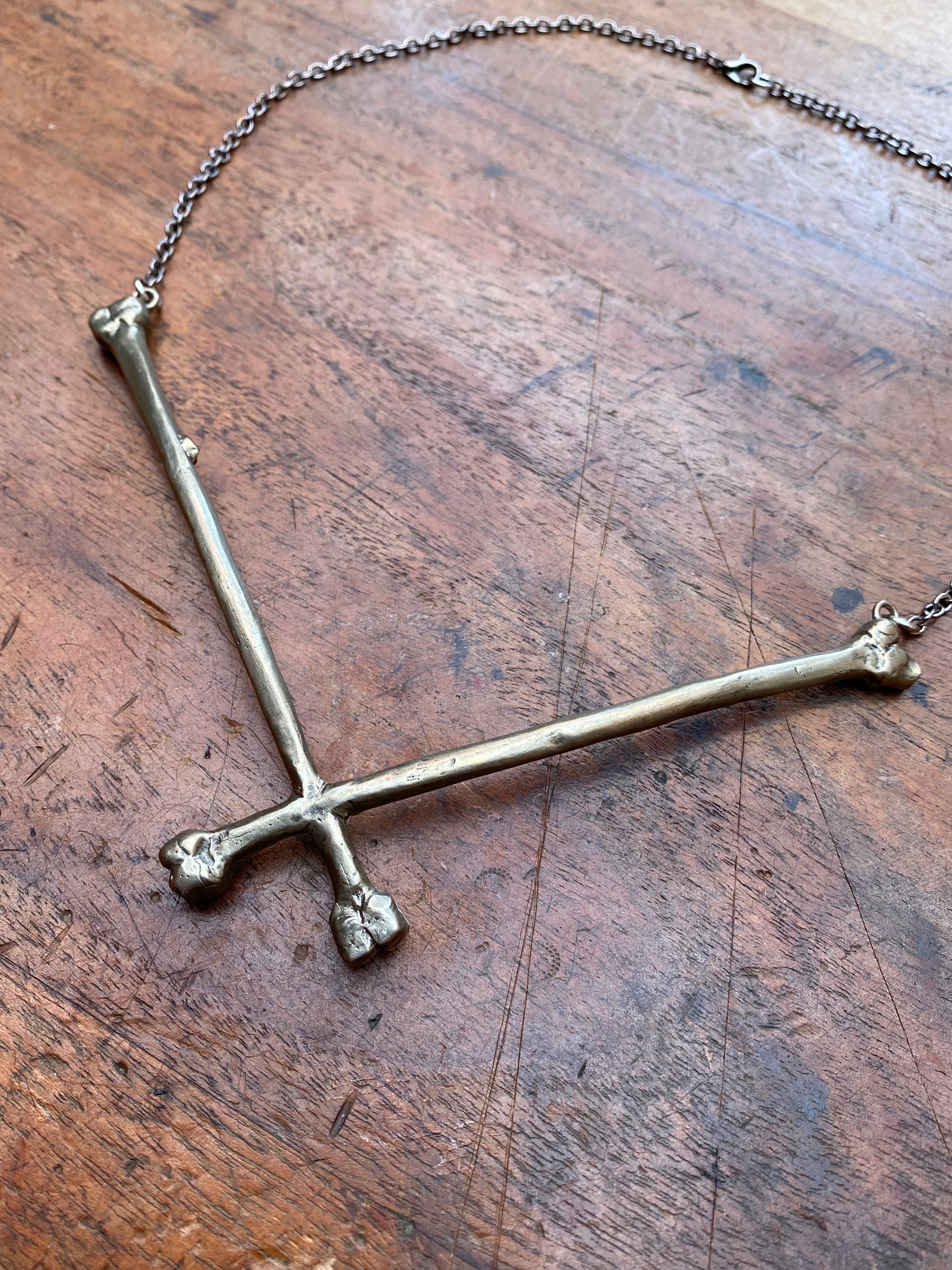 Large Crossbones Necklace
