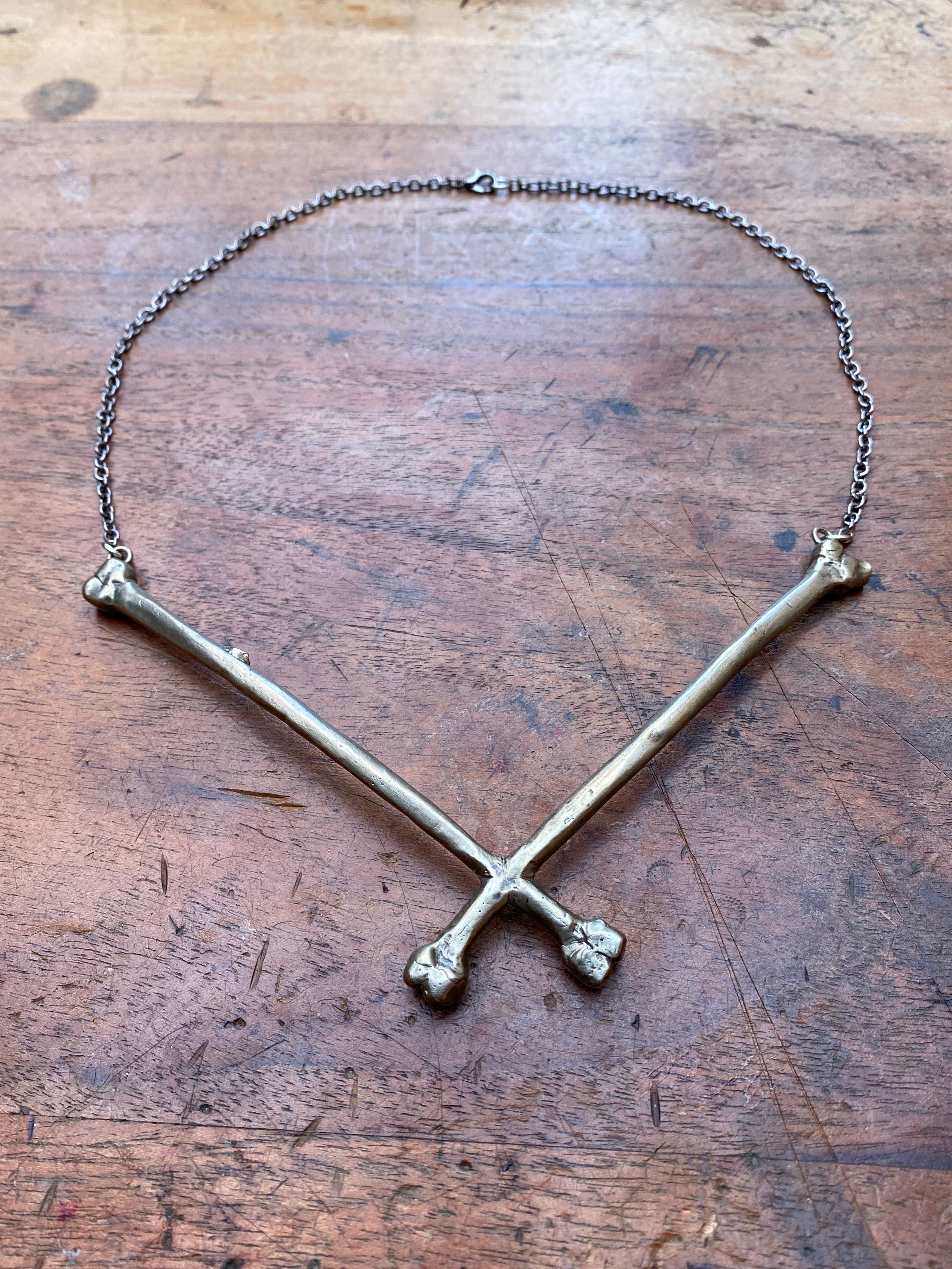 Large Crossbones Necklace