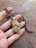 Mudlarked Jaw Fragment on a Chain Necklace