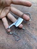 Stainless Steel Cleaver Chain Necklace