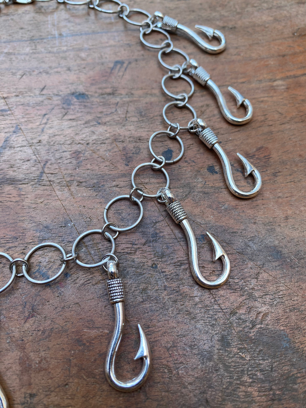 Large Hooks and Rings Necklace