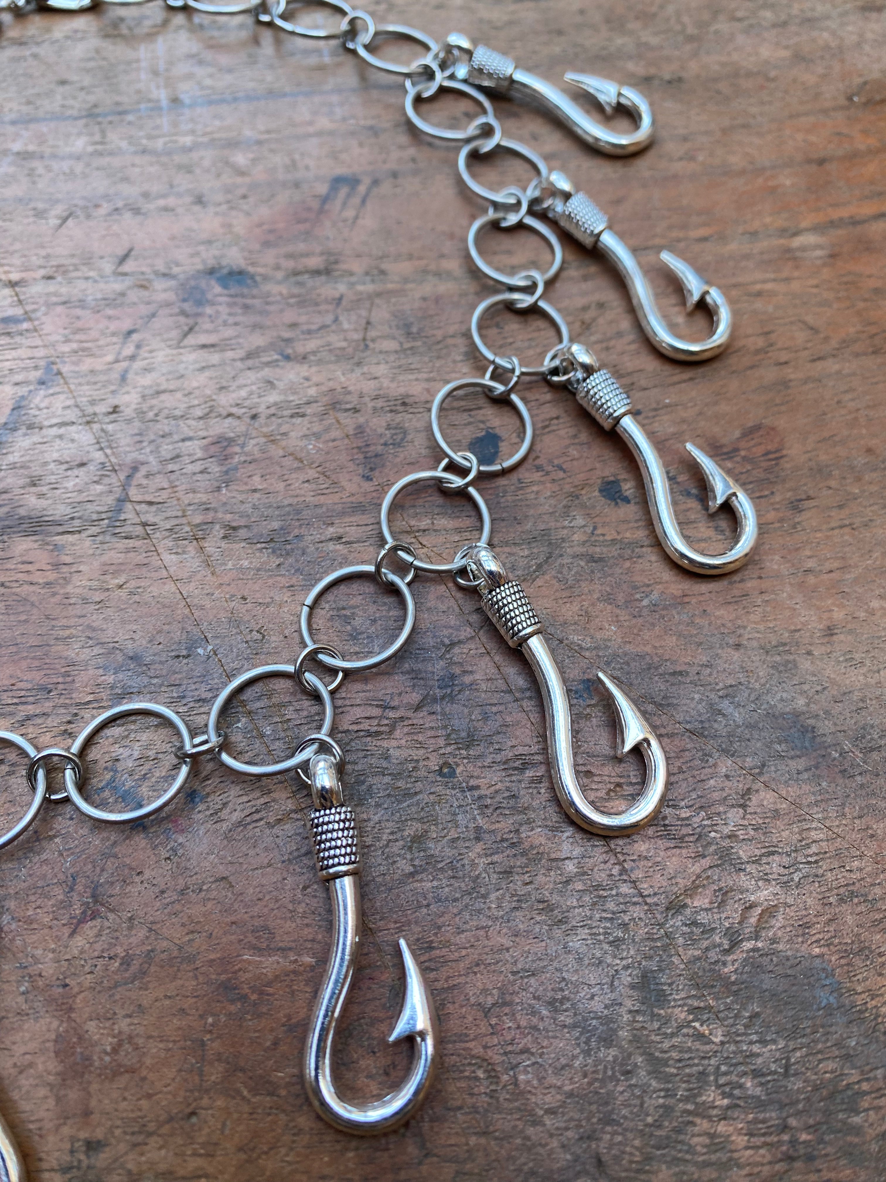 Large Hooks and Rings Necklace