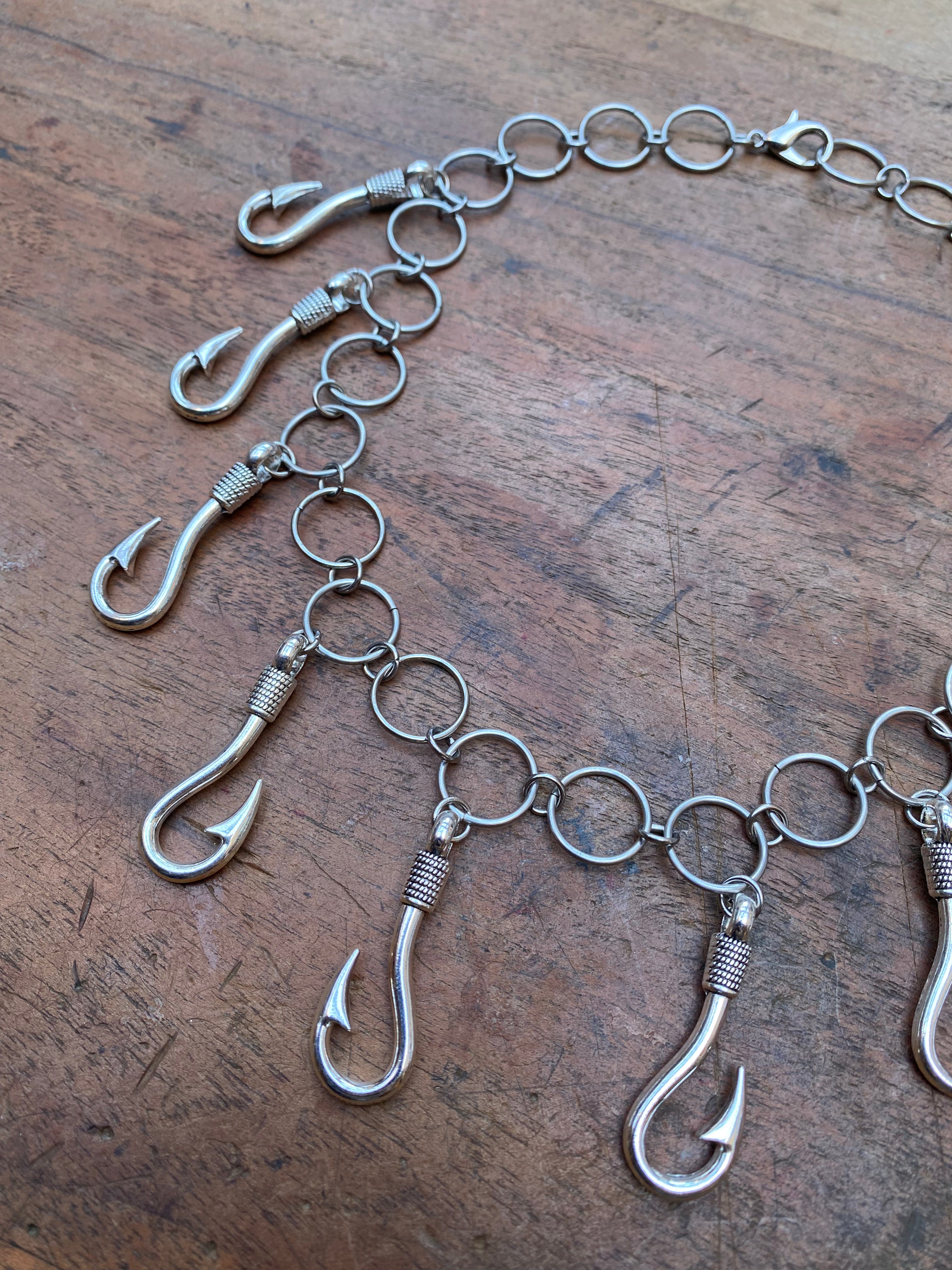 Large Hooks and Rings Necklace