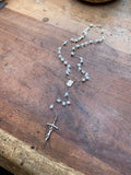 Snake Vertebrae Rosary Necklace