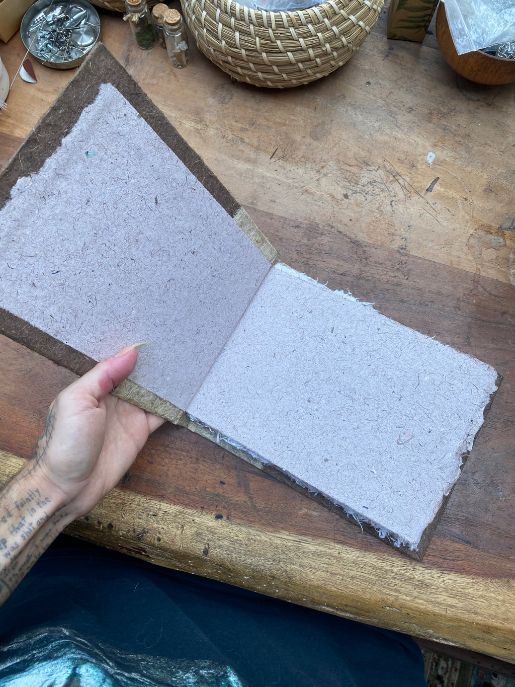 Handcrafted Rough Paper Notebook