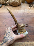 Antler and Crystal Stand Ring Holder