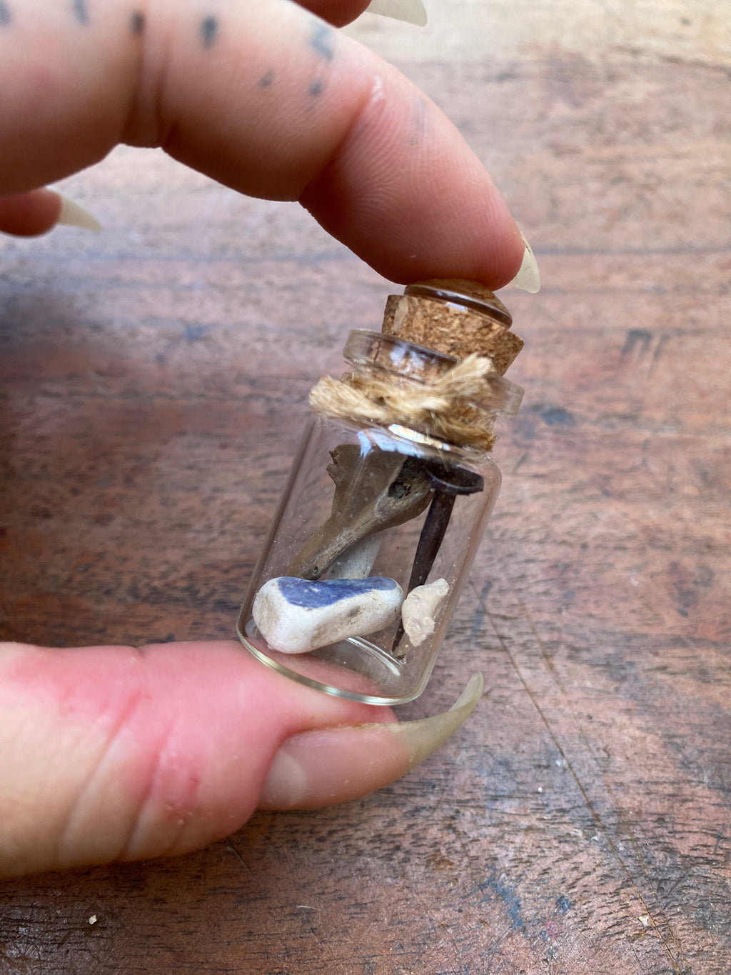 Mudlarked Water Spell Jar