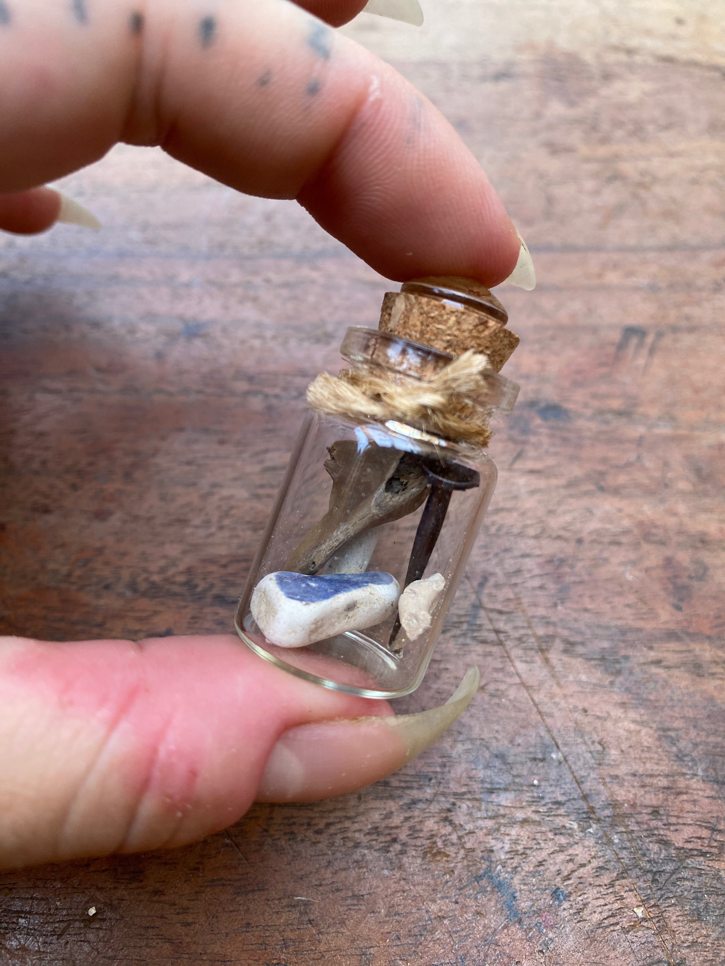 Mudlarked Water Spell Jar