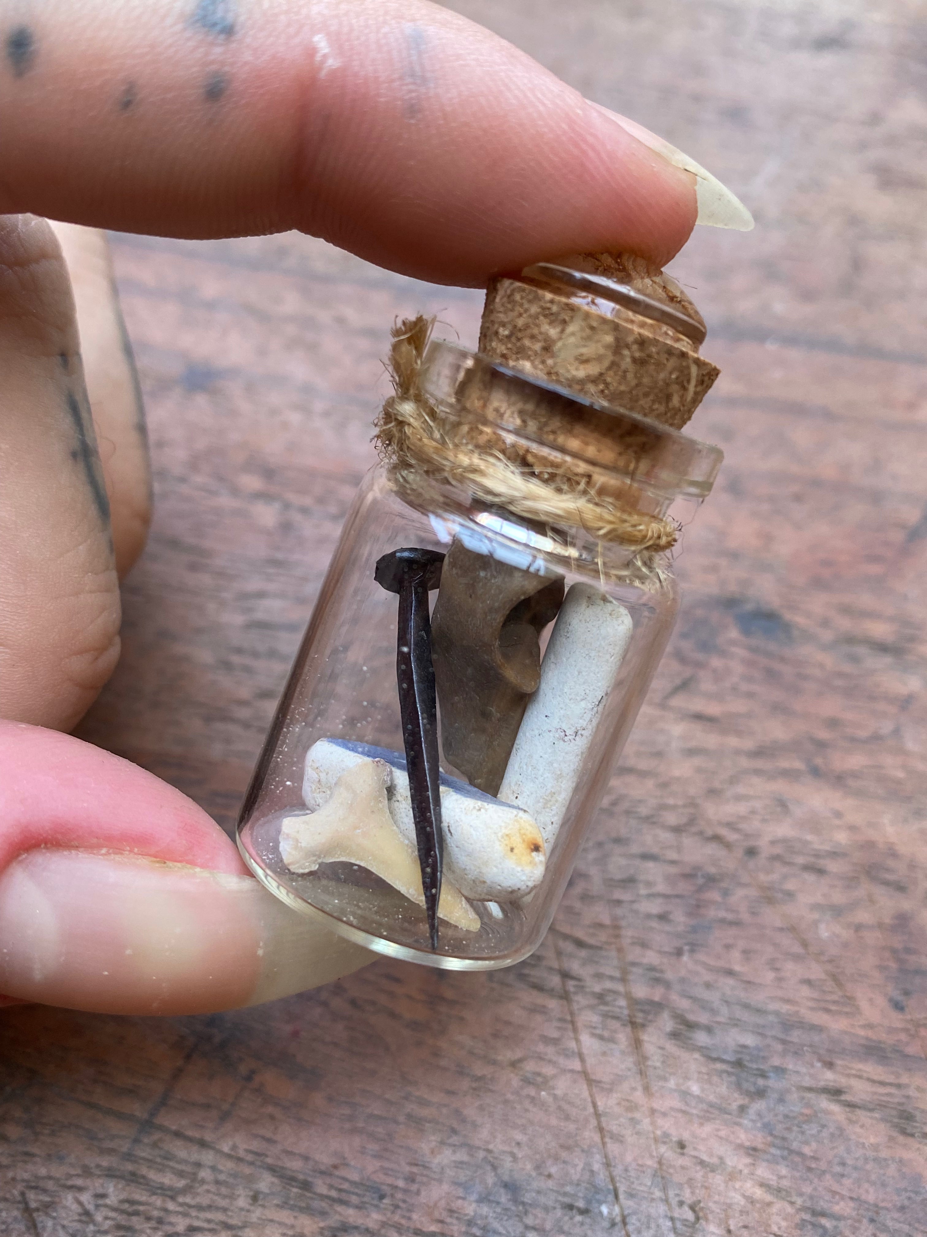 Mudlarked Water Spell Jar