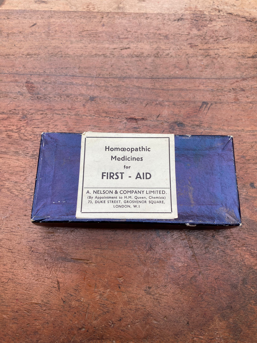 Vintage Homeopathic Kit with Glass Vials