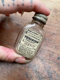 Vintage Homeopathic Medicine Glass Bottle