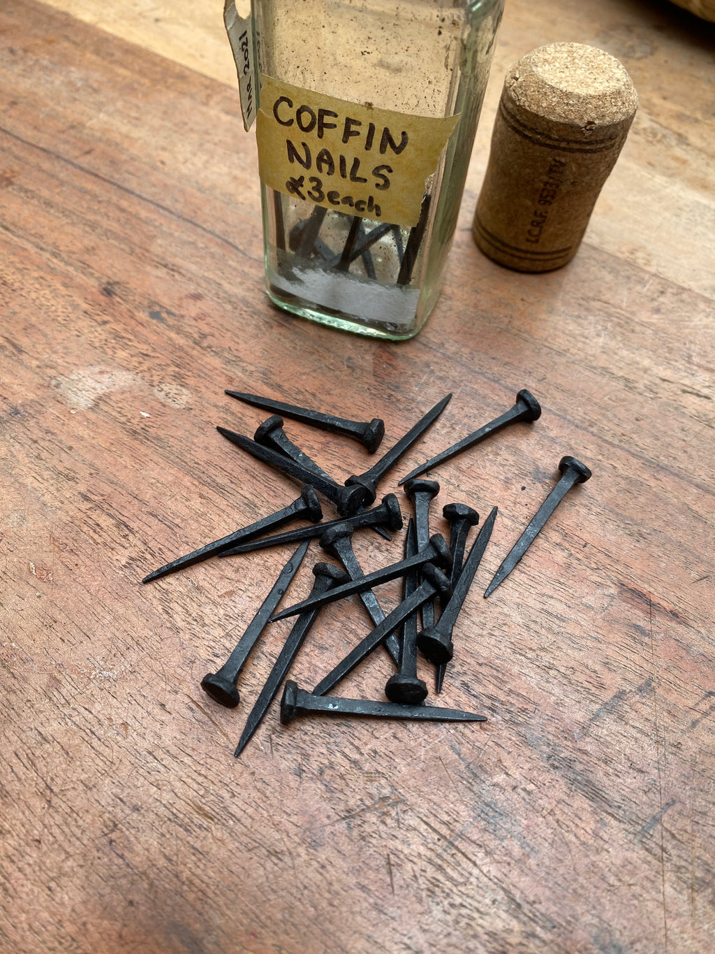 Handforged Coffin Nails