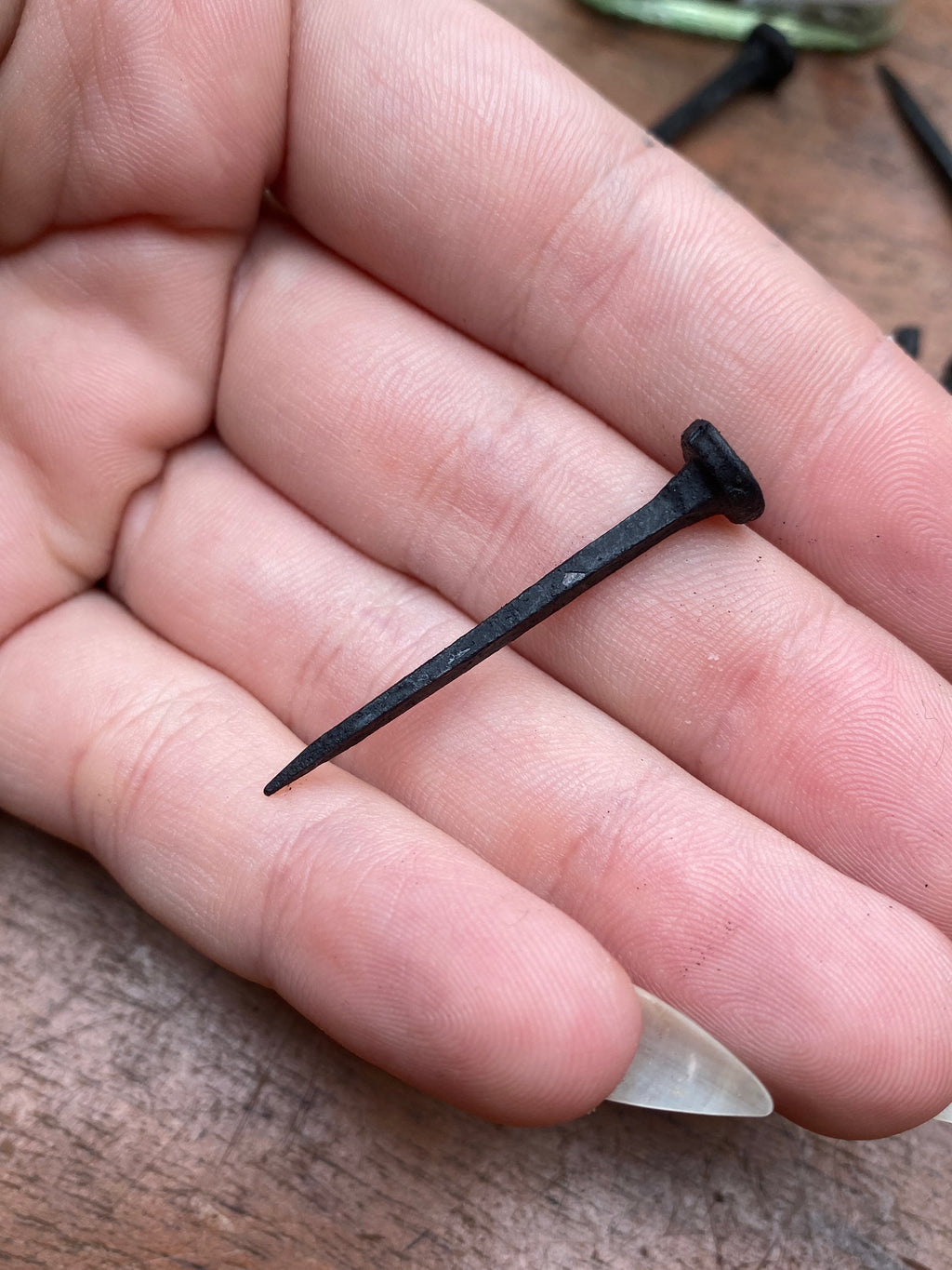 Handforged Coffin Nails