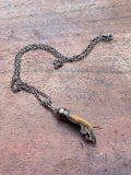 Squirrel Paw on a Chain Necklace