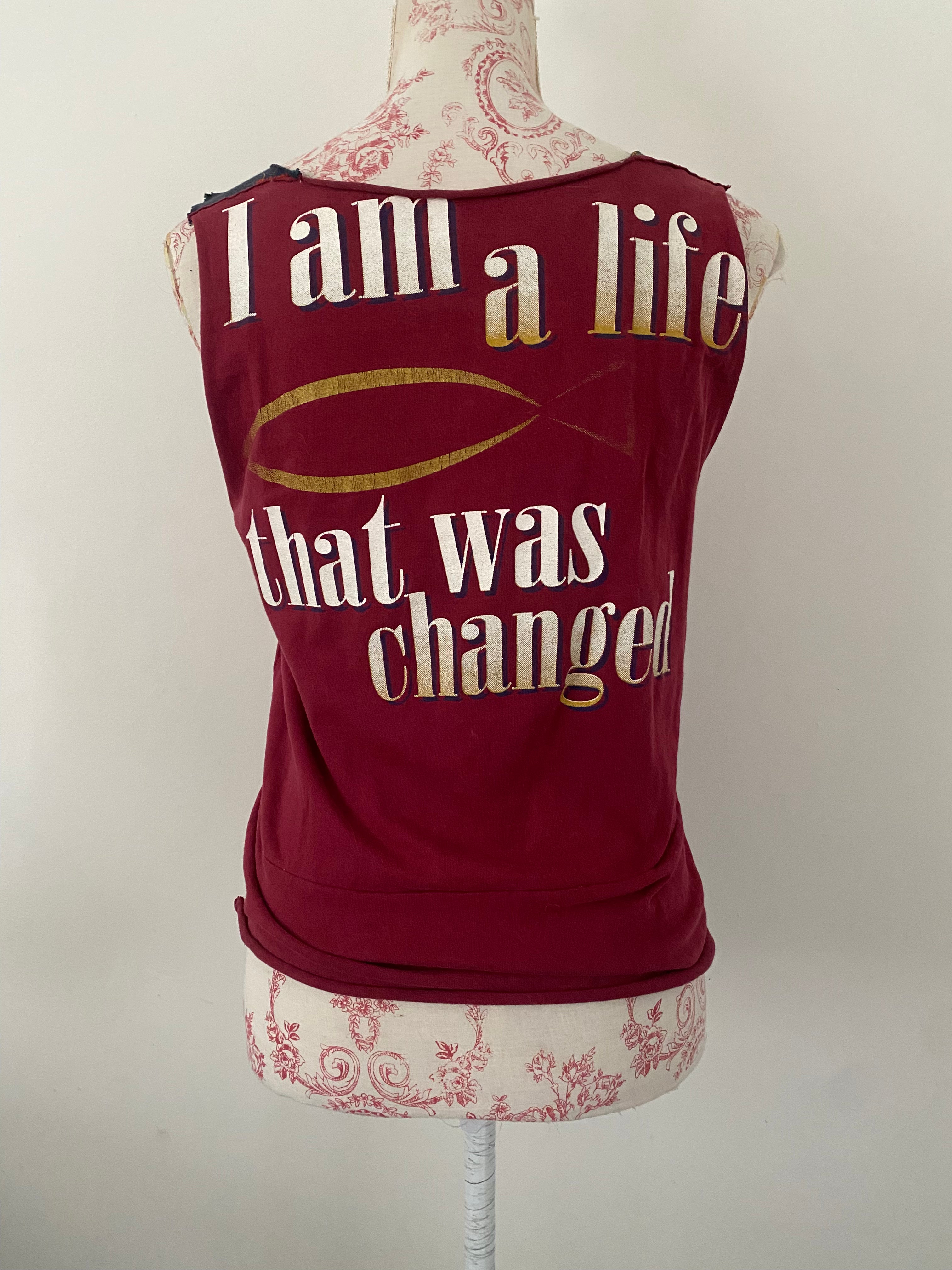 Upcycled 'Punky Fish' Tank Top