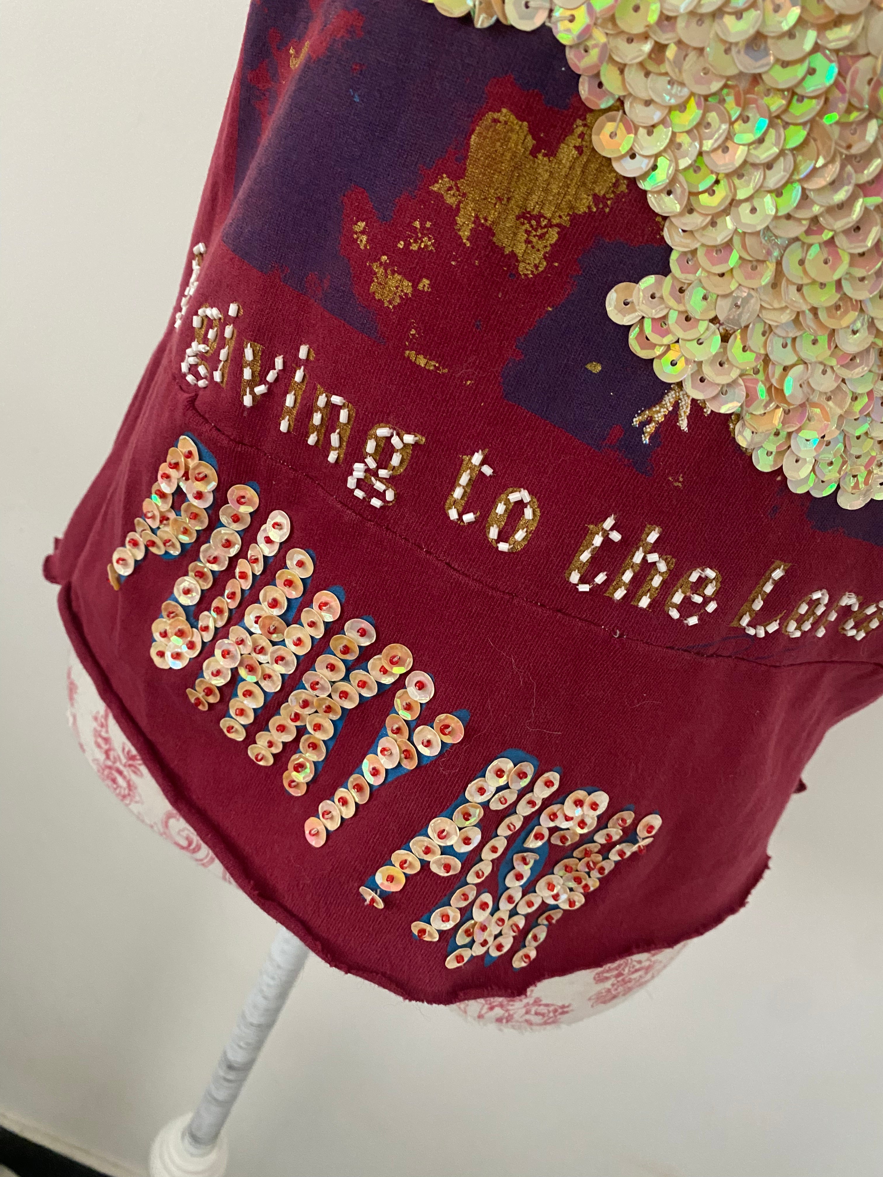 Upcycled 'Punky Fish' Tank Top