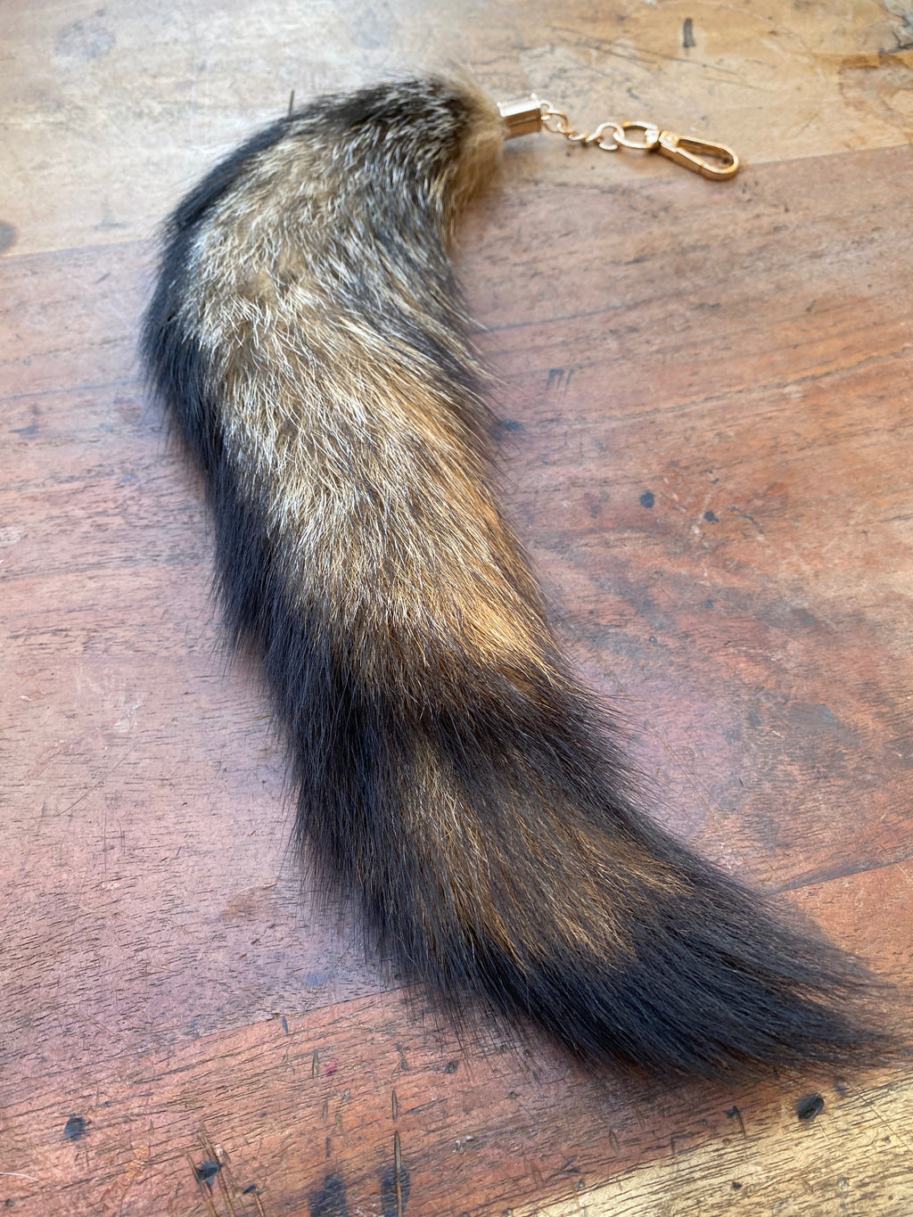 Fox Tail Keychain