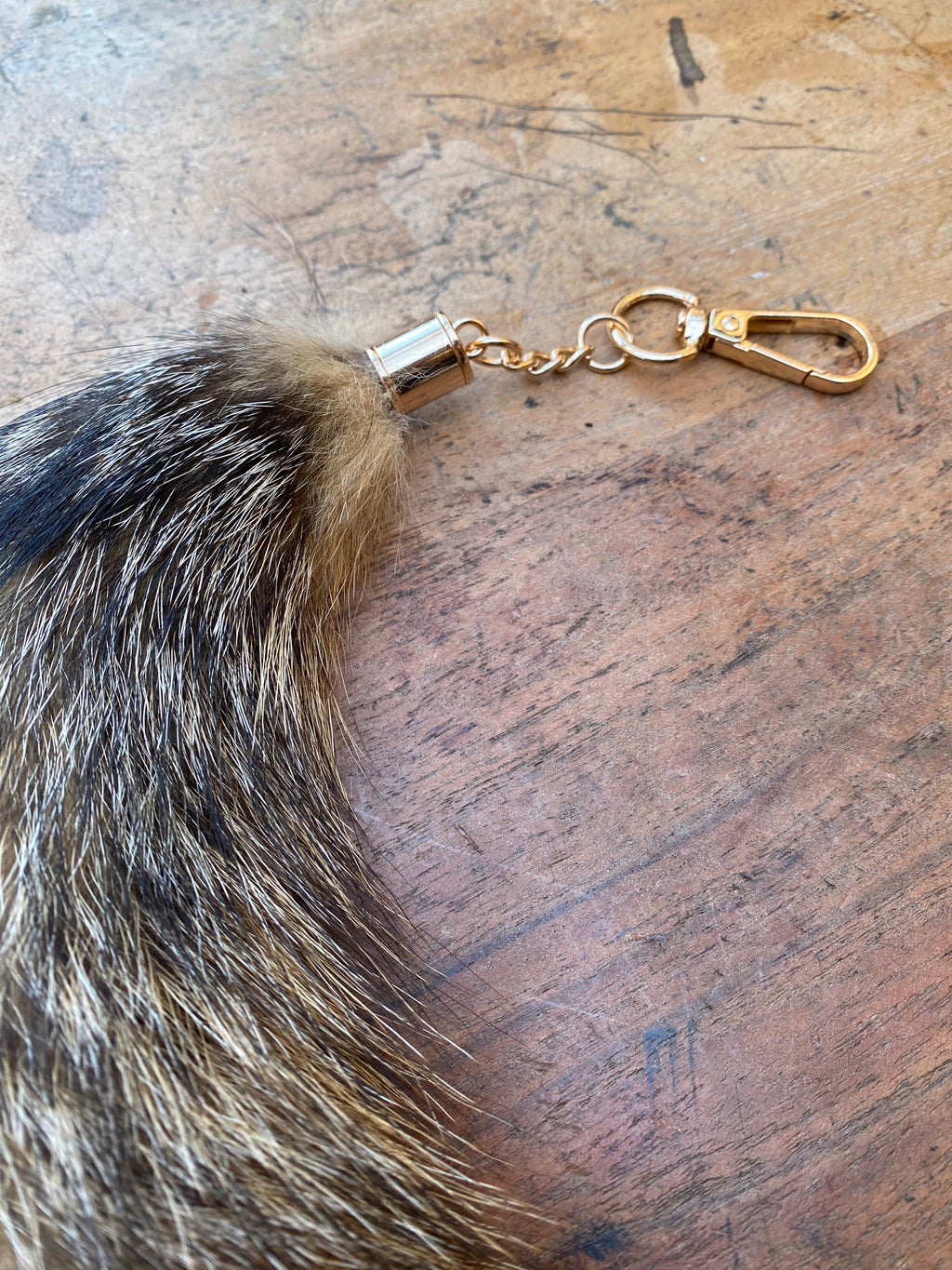Fox Tail Keychain