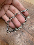 Barbed Wire Charm Bracelet