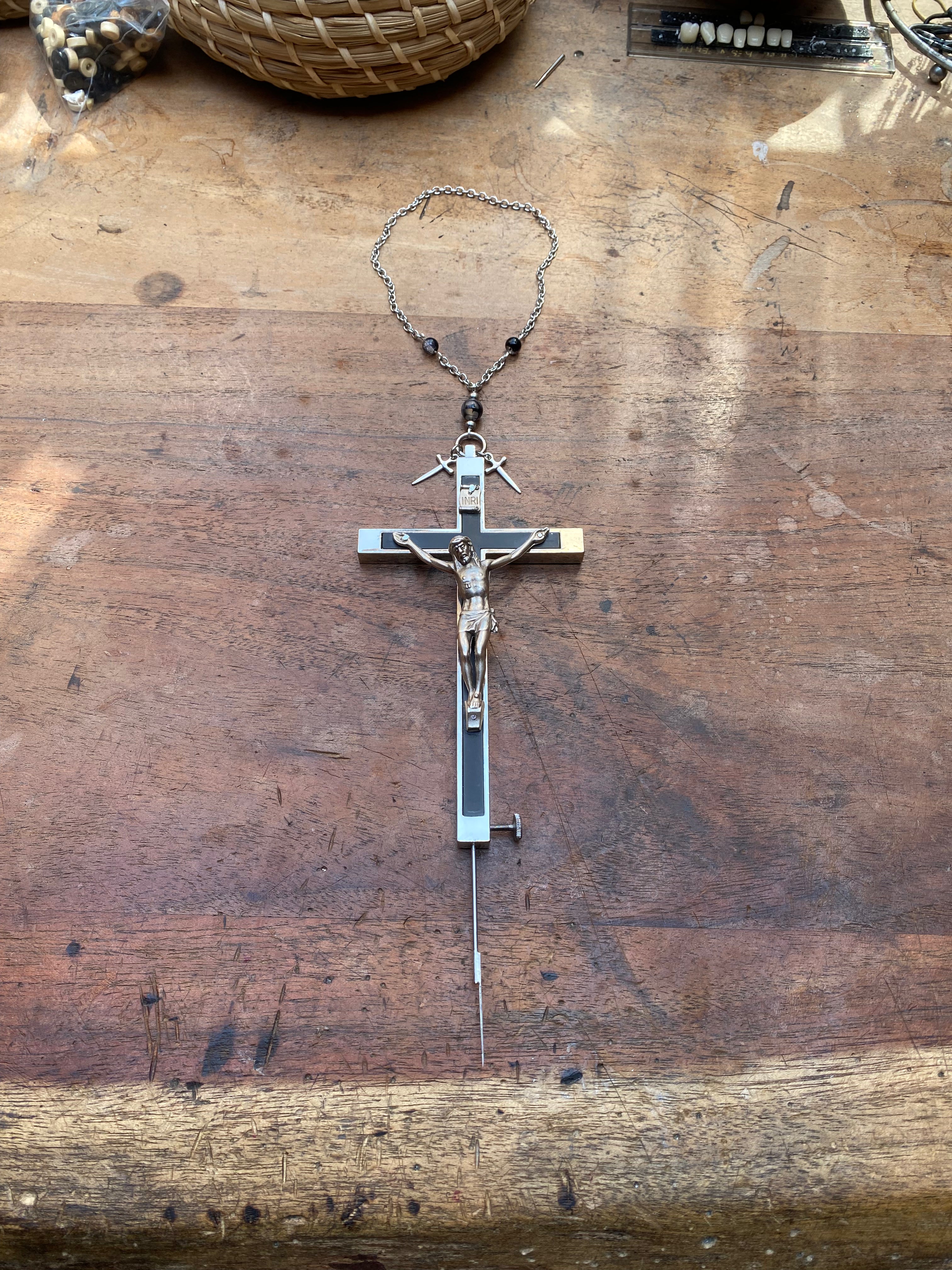 Crucifix Tattoo Device (Stick and Poke)