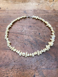 Antique Porcelain Dental Crowns Necklace