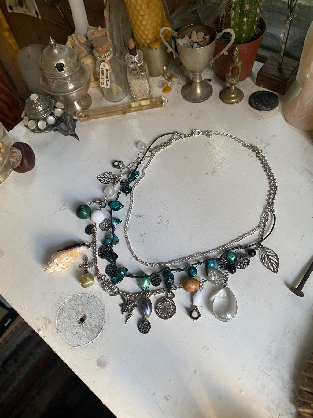 Mermaid Necklace with Chains image 0