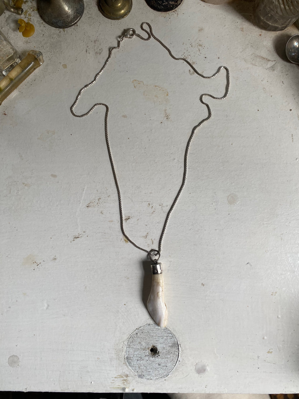 Sterling Silver Tooth Pendant image 2