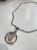 Raw Citrine Crystal Necklace image 0