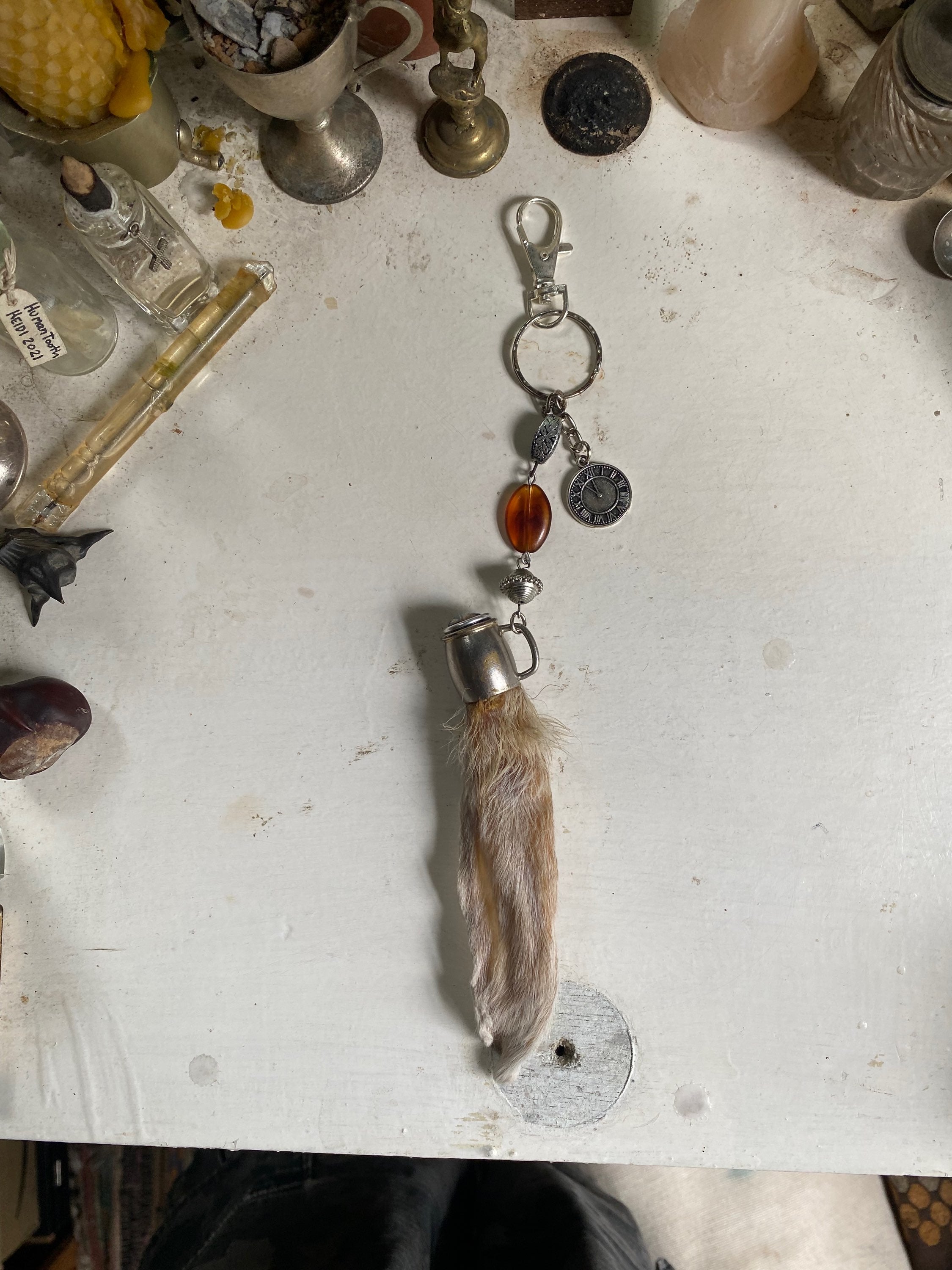 Rabbit Ear and Eye Keychain image 2