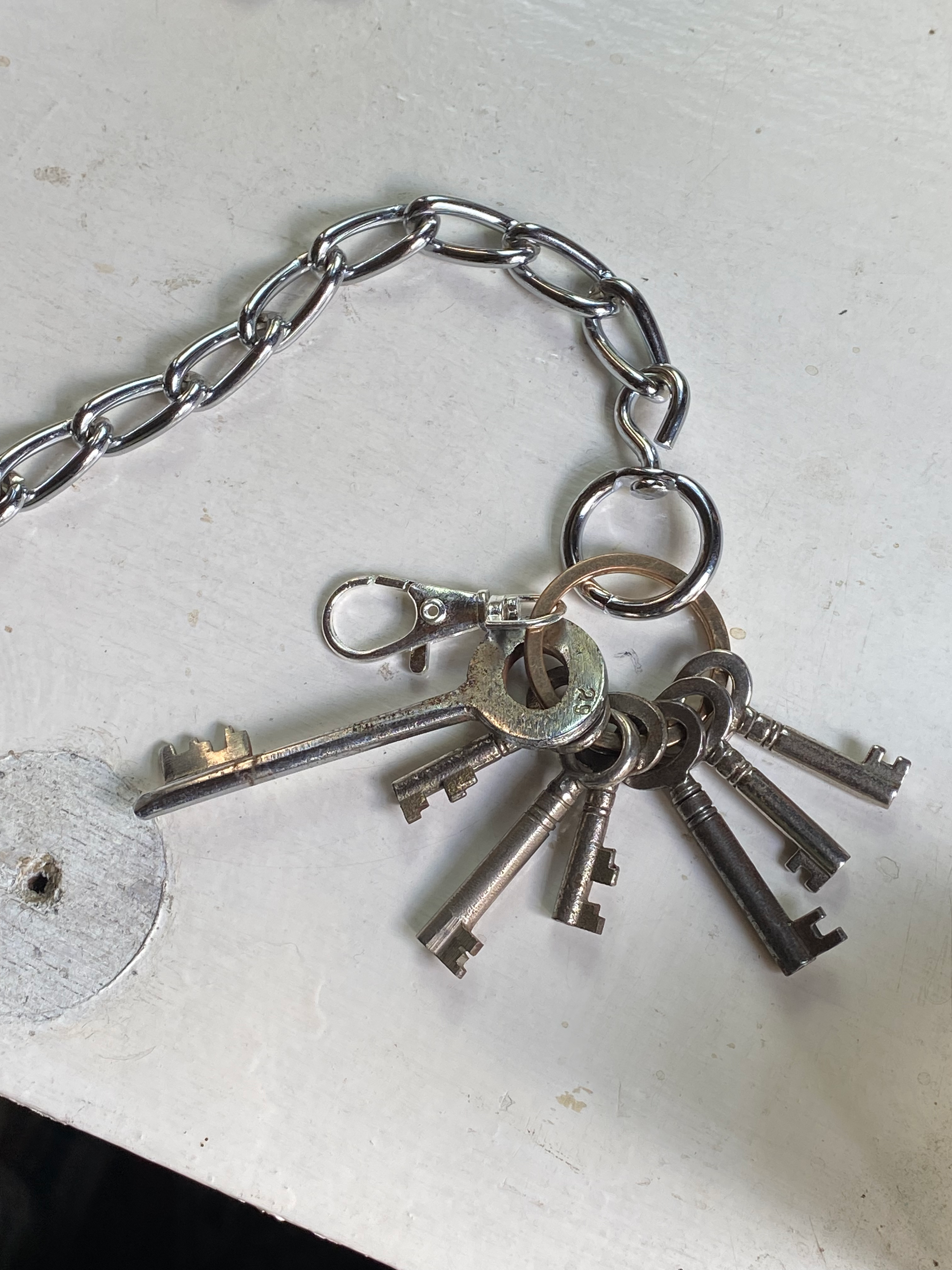 Stainless Steel Belt Chain with Keys image 3