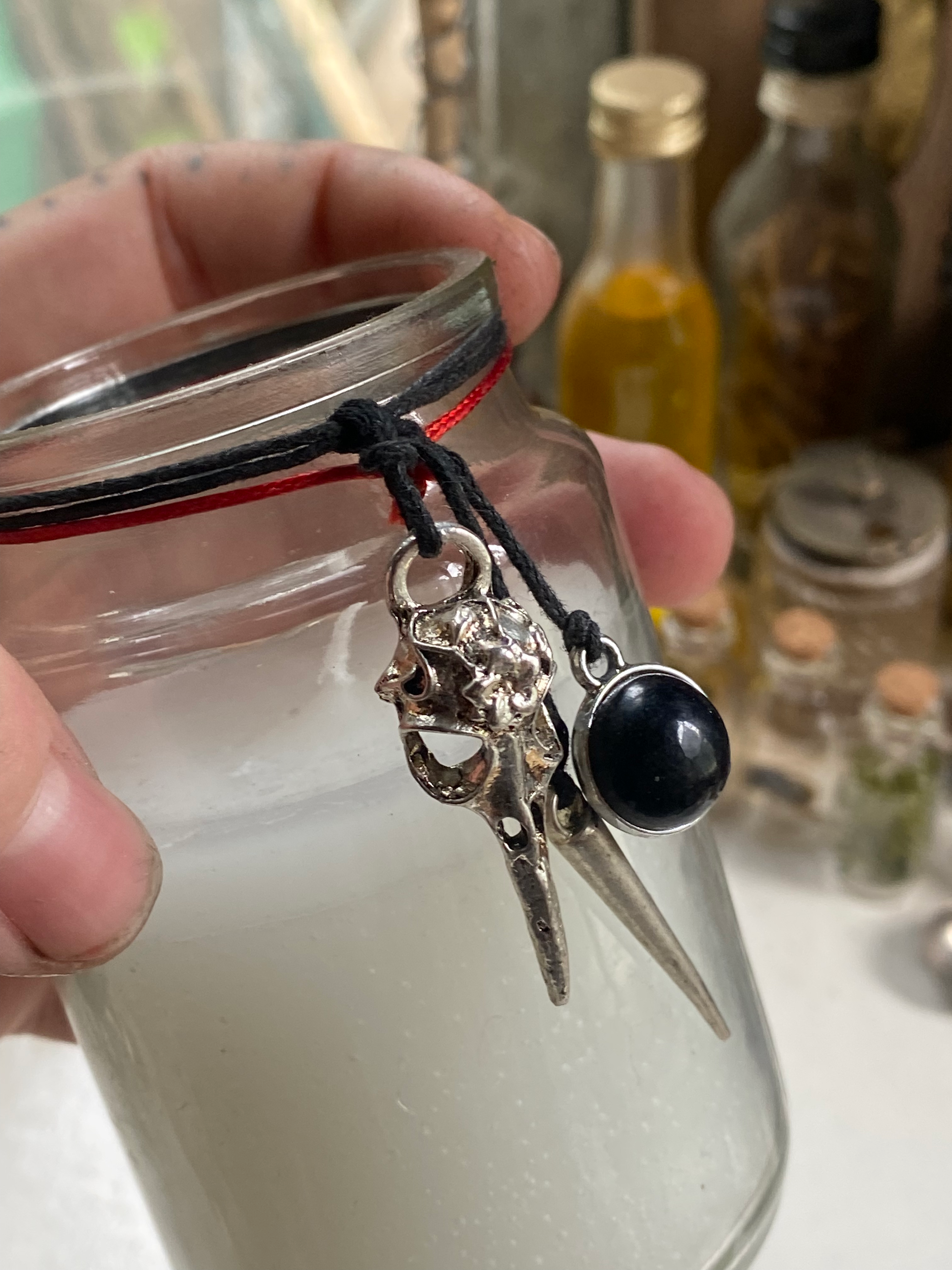 Skull Candle in a Jar image 1