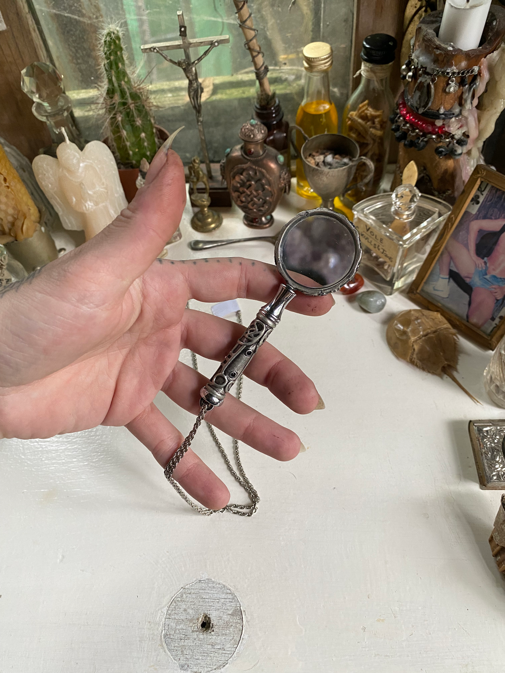Magnifying Glass on a Chain Necklace image 5