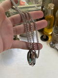 Vial in Turquoise and Sterling Silver Necklace image 0