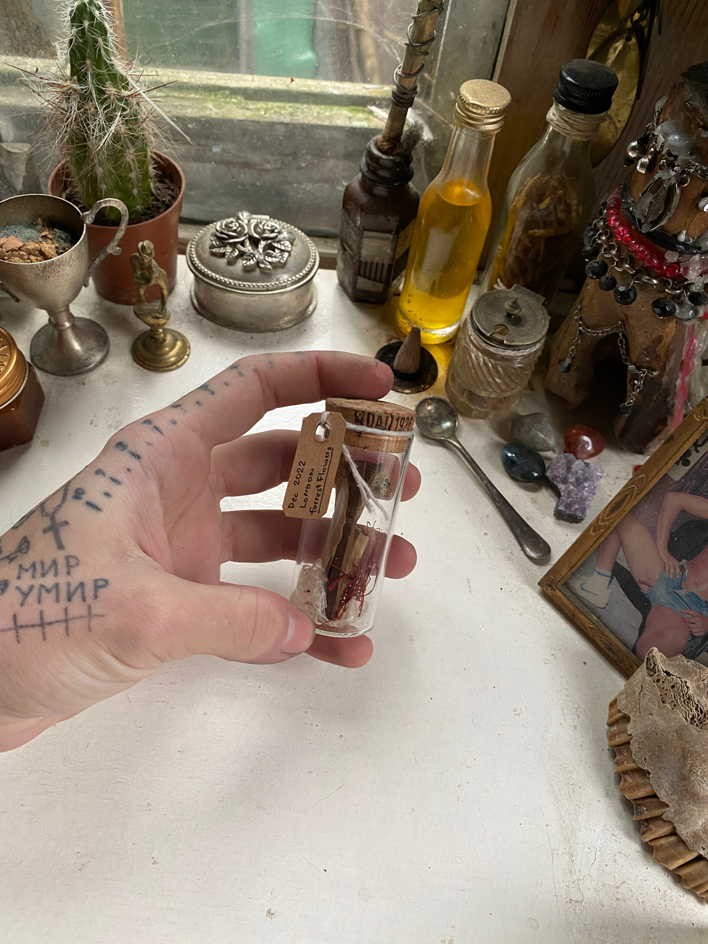 Oddity Filled Glass Jar image 3